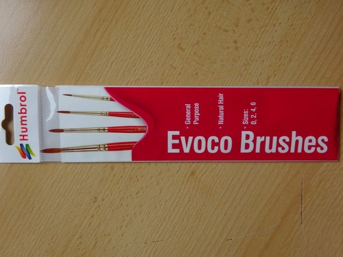 Humbrol evoco brushes - brushes, pinsel