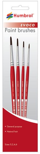 Humbrol evoco pinsel set - humbrol, pinsel-set