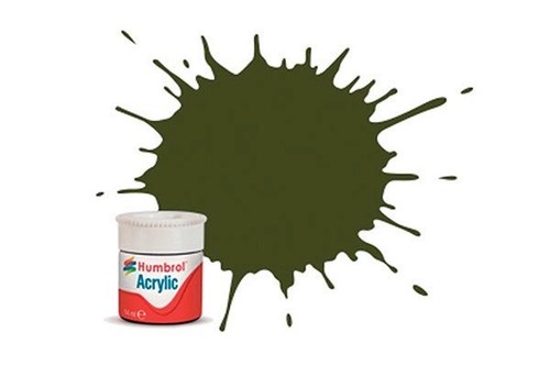 Humbrol acryl maling olivgrün - humbrol, acryl-maling