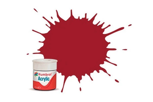 Humbrol acryl maling crimson - acryl-maling,