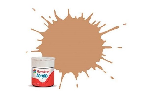 Humbrol acryl maling braungelb - acryl-maling,