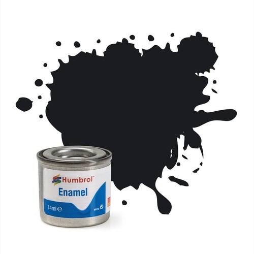 Humbrol black gloss - humbrol, no.21