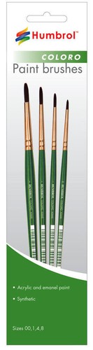 Humbrol coloro pinsel set - humbrol, pinsel-set